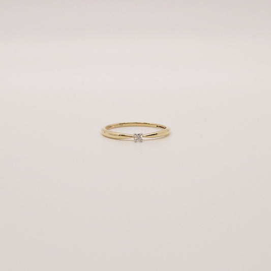  Bague Solitaire 3PT 0370