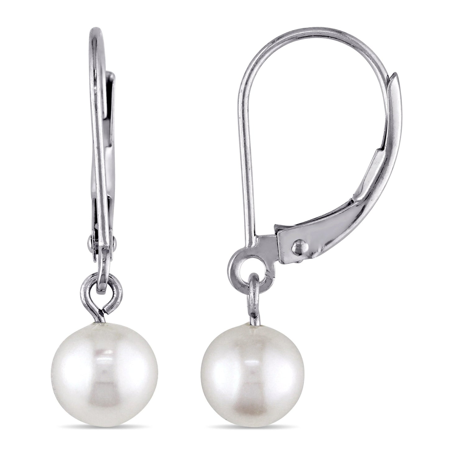  Boucles D'oreilles Tombantes à Perle #64W