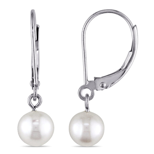  Boucles D'oreilles Tombantes à Perle #64W