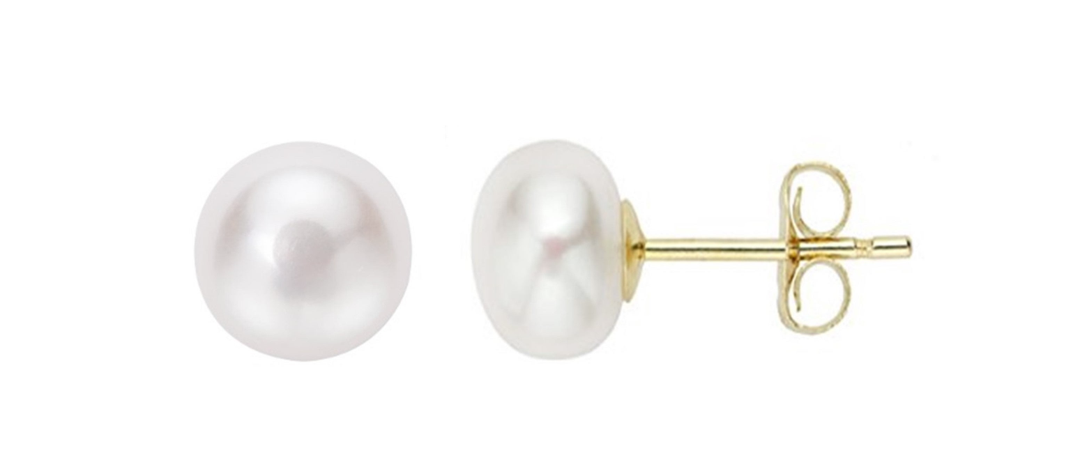  Boucles D'oreilles Perles D'eau Douce EP76