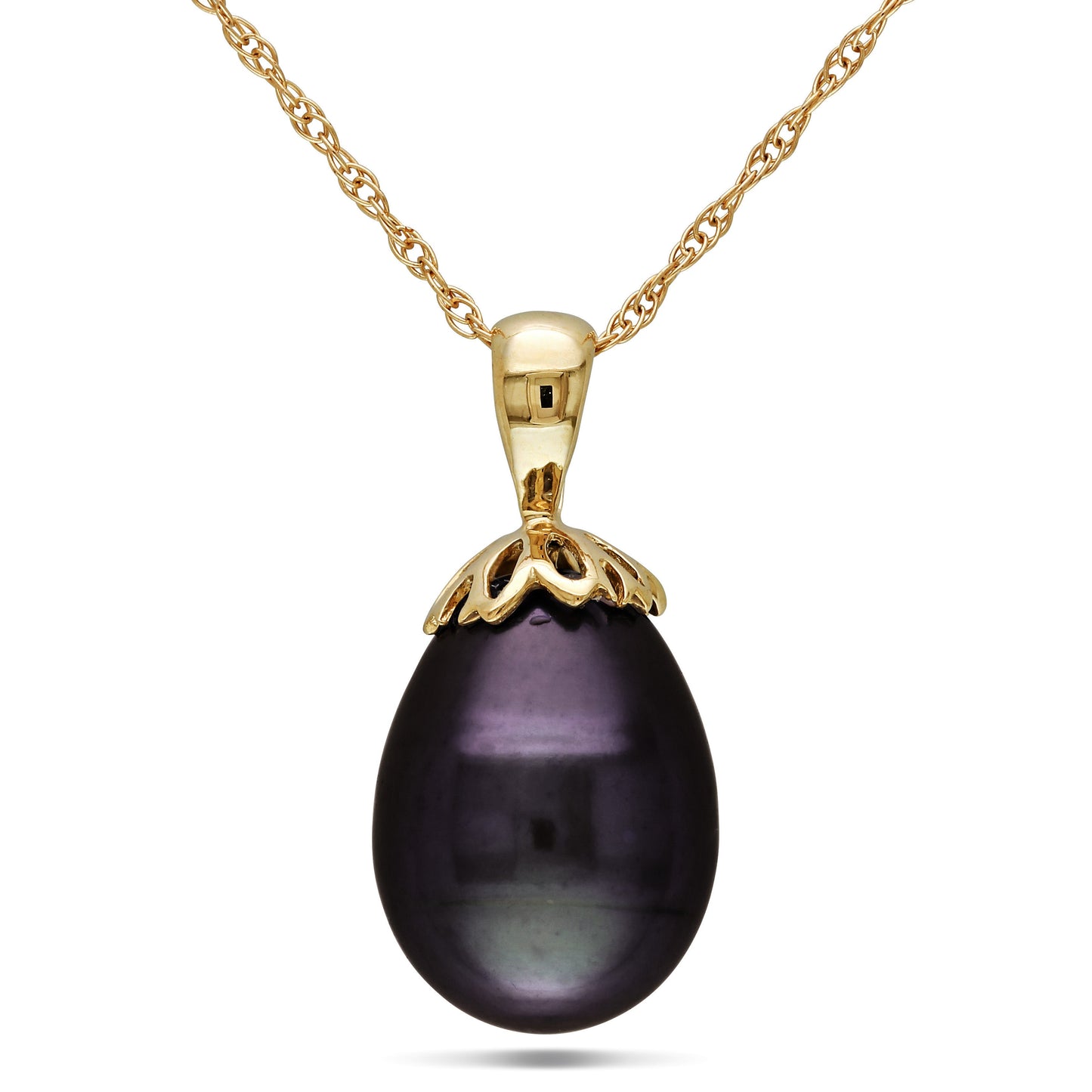  Pendentif Perle Noire PP72B