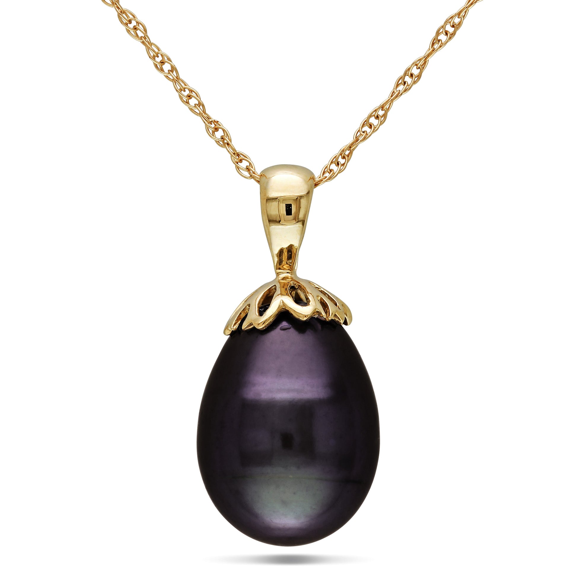  Pendentif Perle Noire PP72B