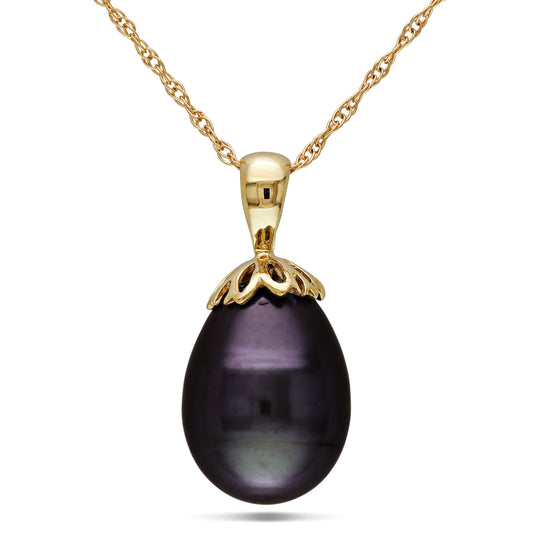  Pendentif Perle Noire PP72B
