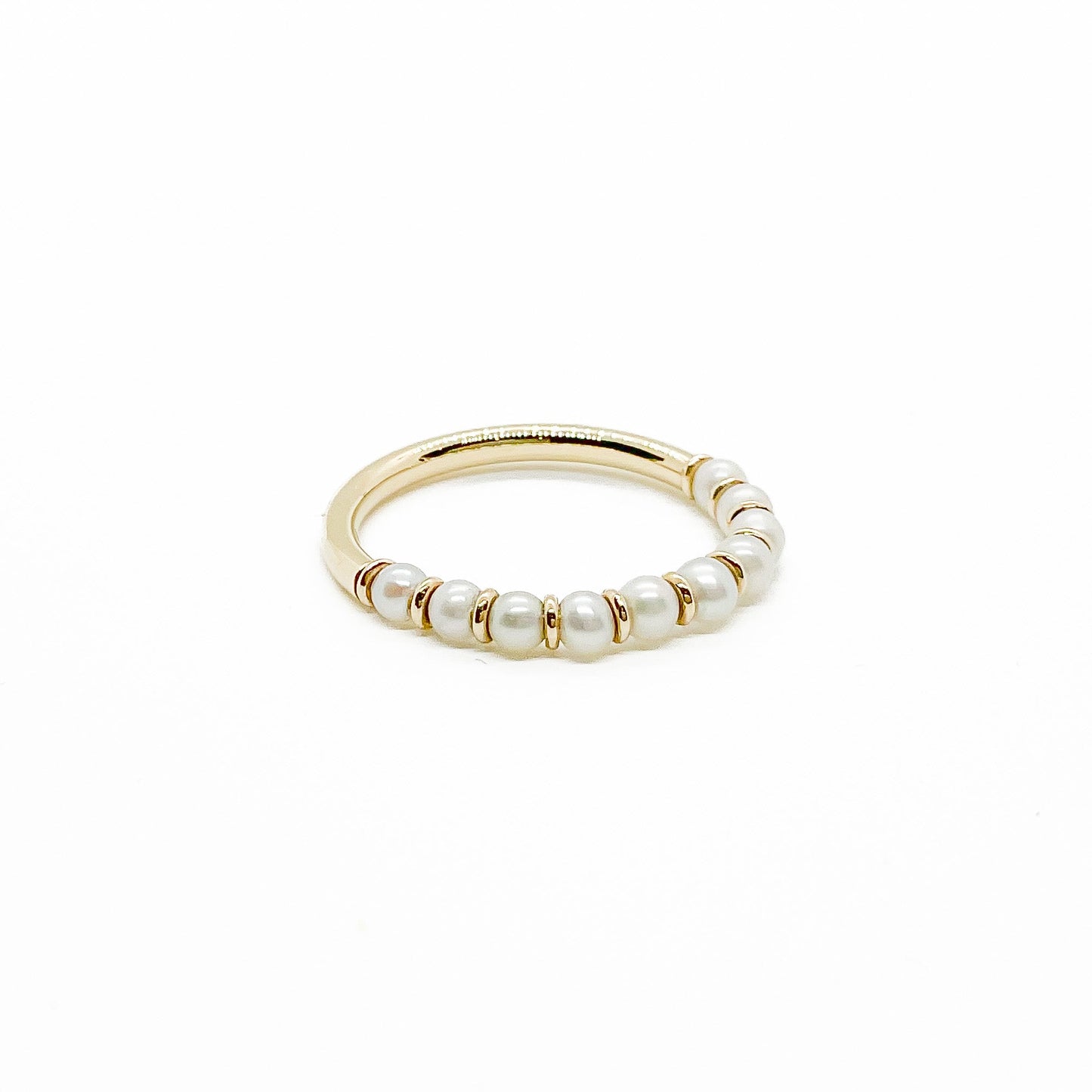  Bague Semi-éternité à Perles RP12