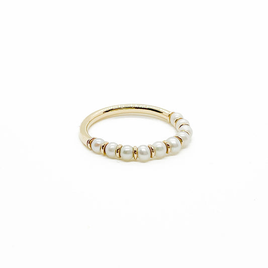  Bague Semi-éternité à Perles RP12