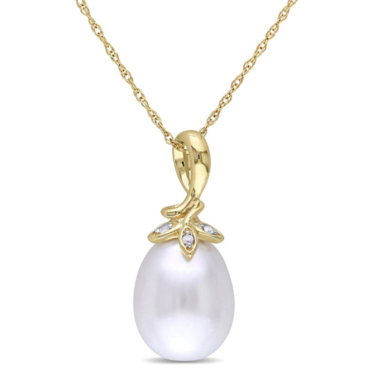 Collier Perle Et Diamants EP70