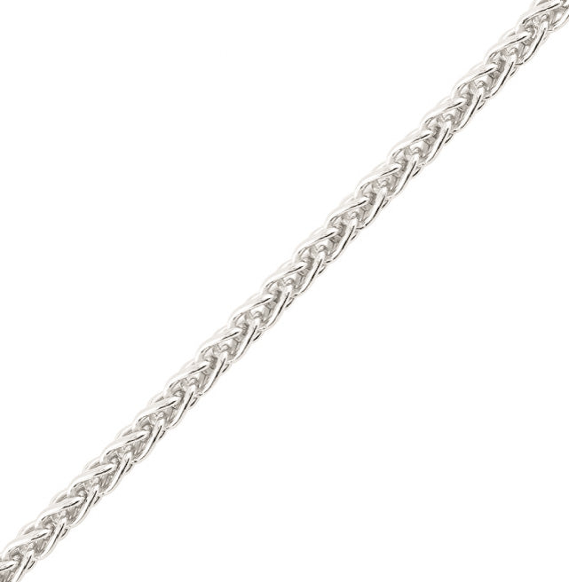  Bracelet WHEAT - 1.3 MM Or Blanc