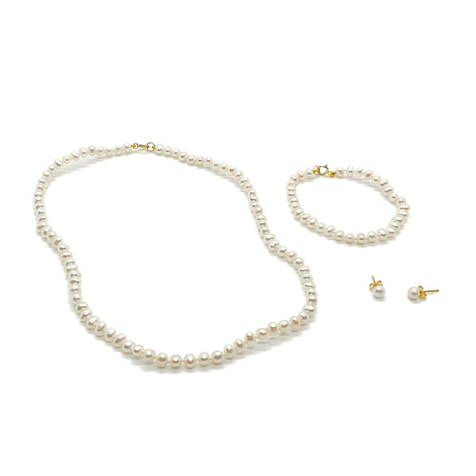  Ensemble De Perles Pour Fillette (12-14")