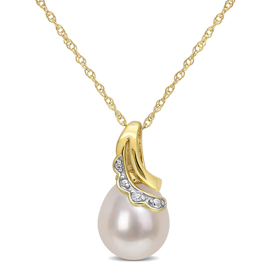  Collier Perle Et Diamants #109