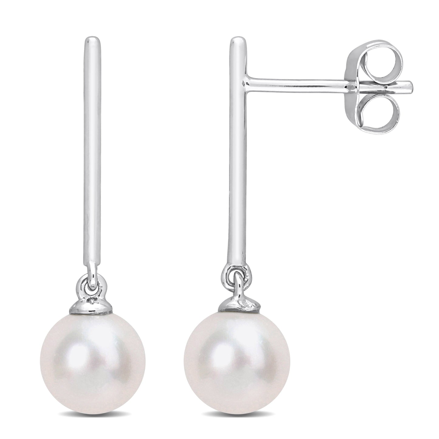  Boucles D'oreilles Tombantes à Perle #40W
