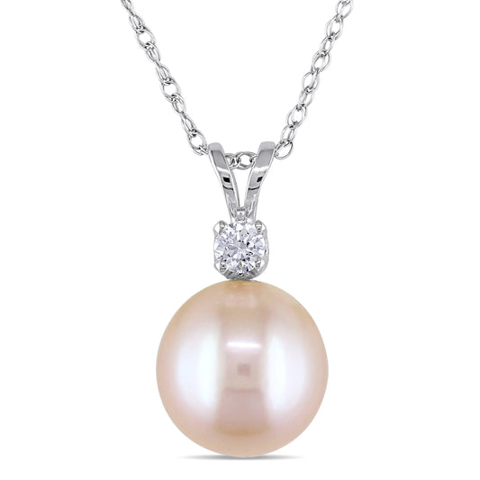  Collier Perle Rose #107
